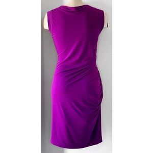 Maggy London Dresses - MAGGY BOUTIQUE ROYAL PURPLE RUCHED SHEATH DRESS Maggy London Dresses - MAGGY BOUTIQUE ROYAL PURPLE RUCHED SHEATH DRESS